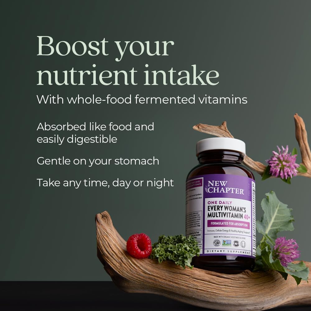 New Chapter Every Woman's One Daily 40+ - Multivitamínico para Mujeres (48 comprimidos)