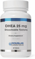 Douglas Laboratories DHEA 25 mg Tabletas Sublinguales, 60 unidades