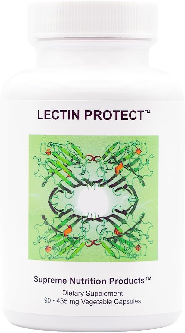 Supreme Nutrition Lectin Protect – 180 Cápsulas Vegetarianas (Pack de 2 Envases de 90)