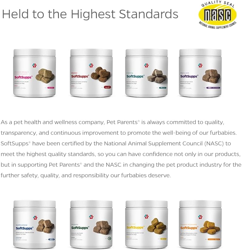 Pet Parents® Multifunctional SoftSupps® 5-en-1 Complemento para Perros, 90 unidades