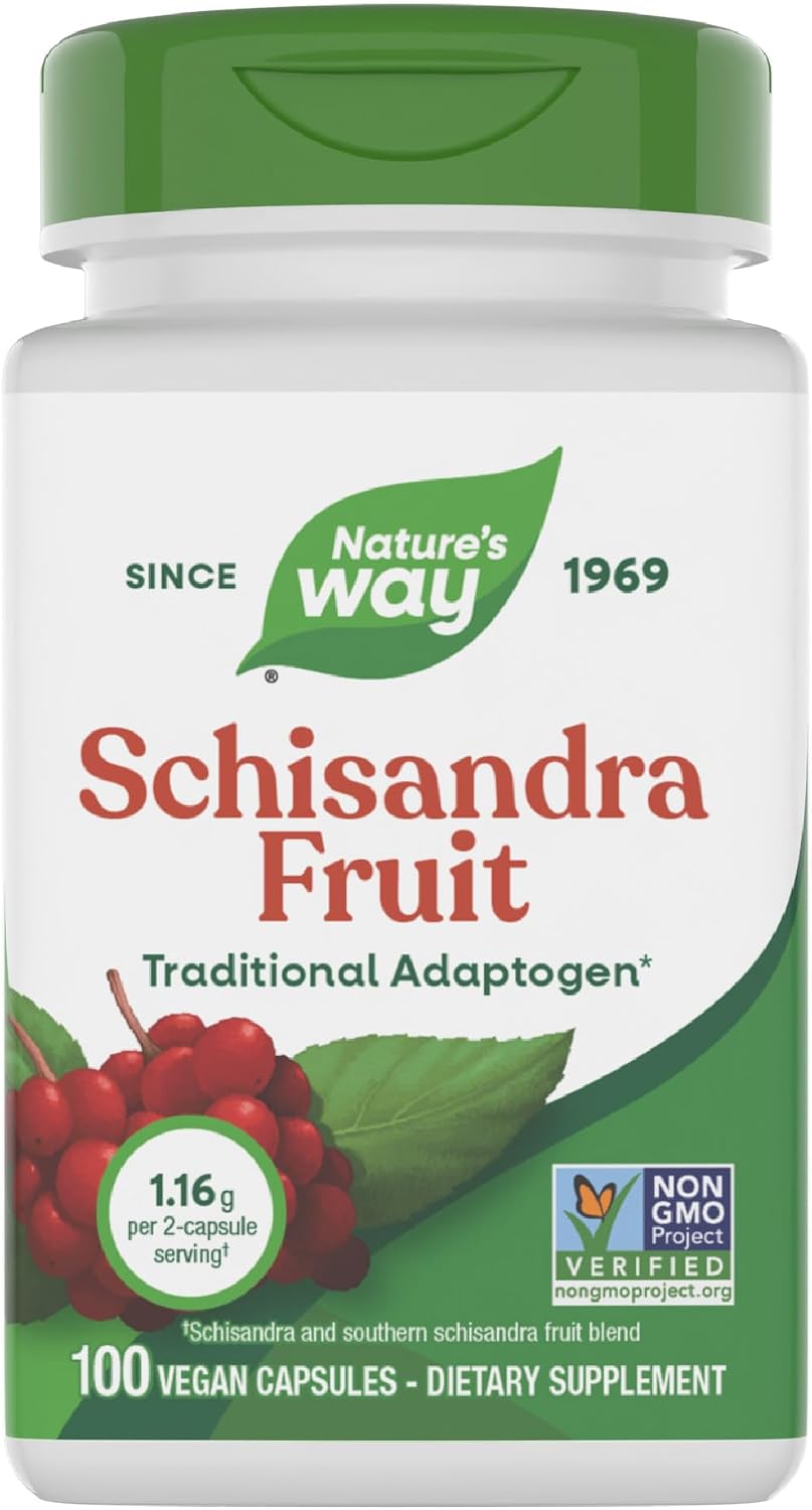 Nature's Way Schisandra Fruit - 100 Cápsulas