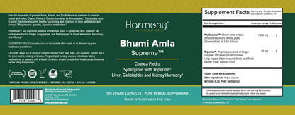Bhumi Amla Supreme - Chanca Piedra, Suplemento Herbal para Hígado, Vesícula y Riñones – Image 2