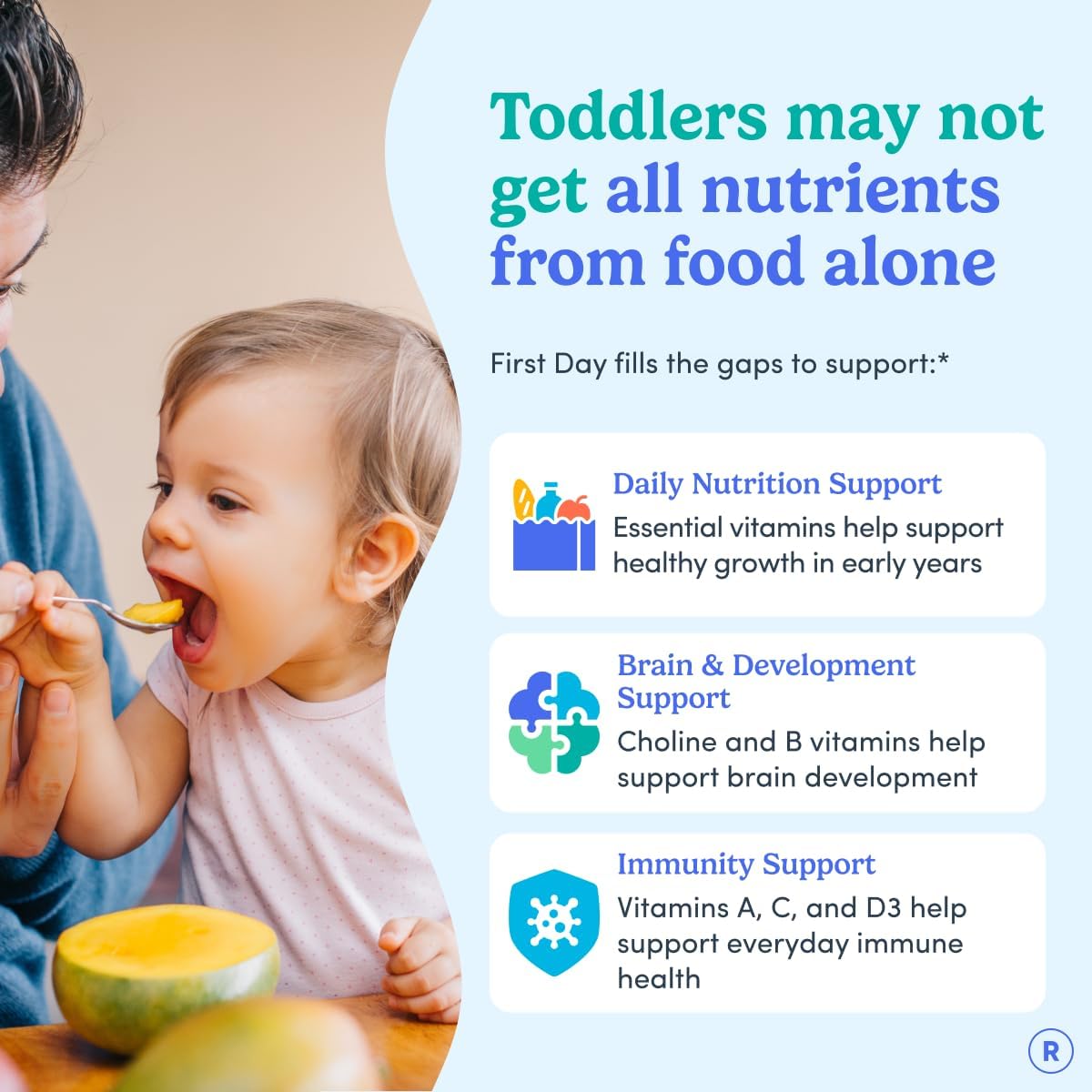 Multivitamínico en Gominolas para Niños de 2 a 3 Años - FIRST DAY
