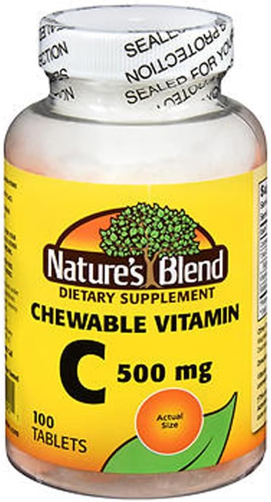 Nature's Blend Vitamina C 500 mg, 100 comprimidos