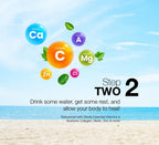 Sunburn Drink Twin Pack: Complemento After Sun para el Cuidado de la Piel