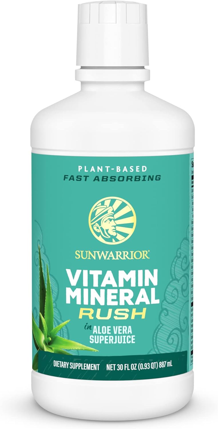 Sunwarrior Multivitamínico Líquido Vegano con Aloe Vera, 887 ml