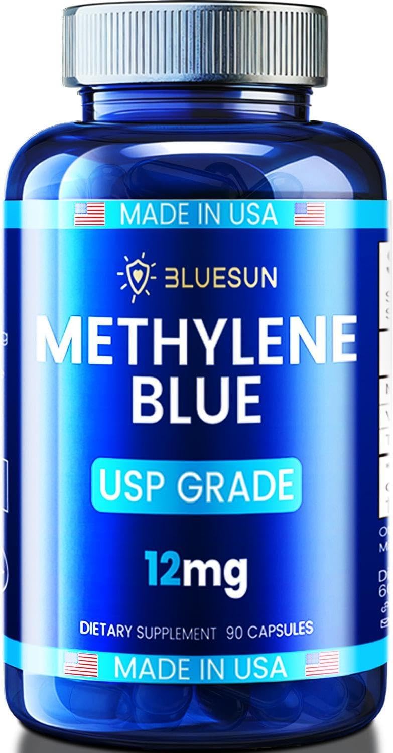 Bluesun Methylene Blue 1% Gotas - Grado Farmacéutico USP - 60ml