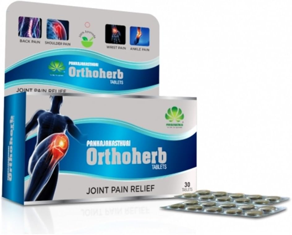 Pankajakasthuri Herbals Orthoherb Ayurvédico, 60 Comprimidos