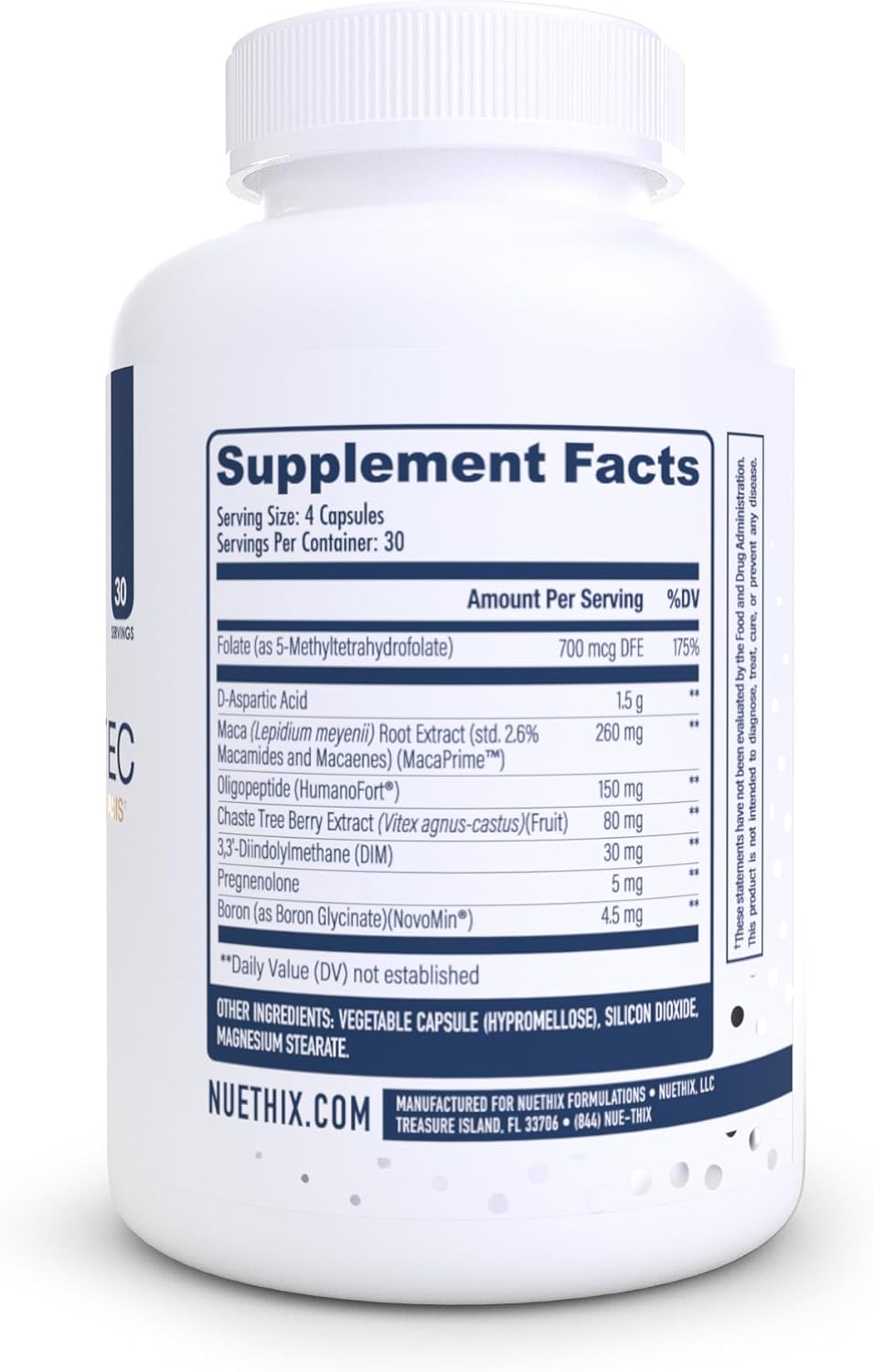 NuEthix Formulations Jumpstart EC, Suplemento para el sistema endocrino, 120 cápsulas
