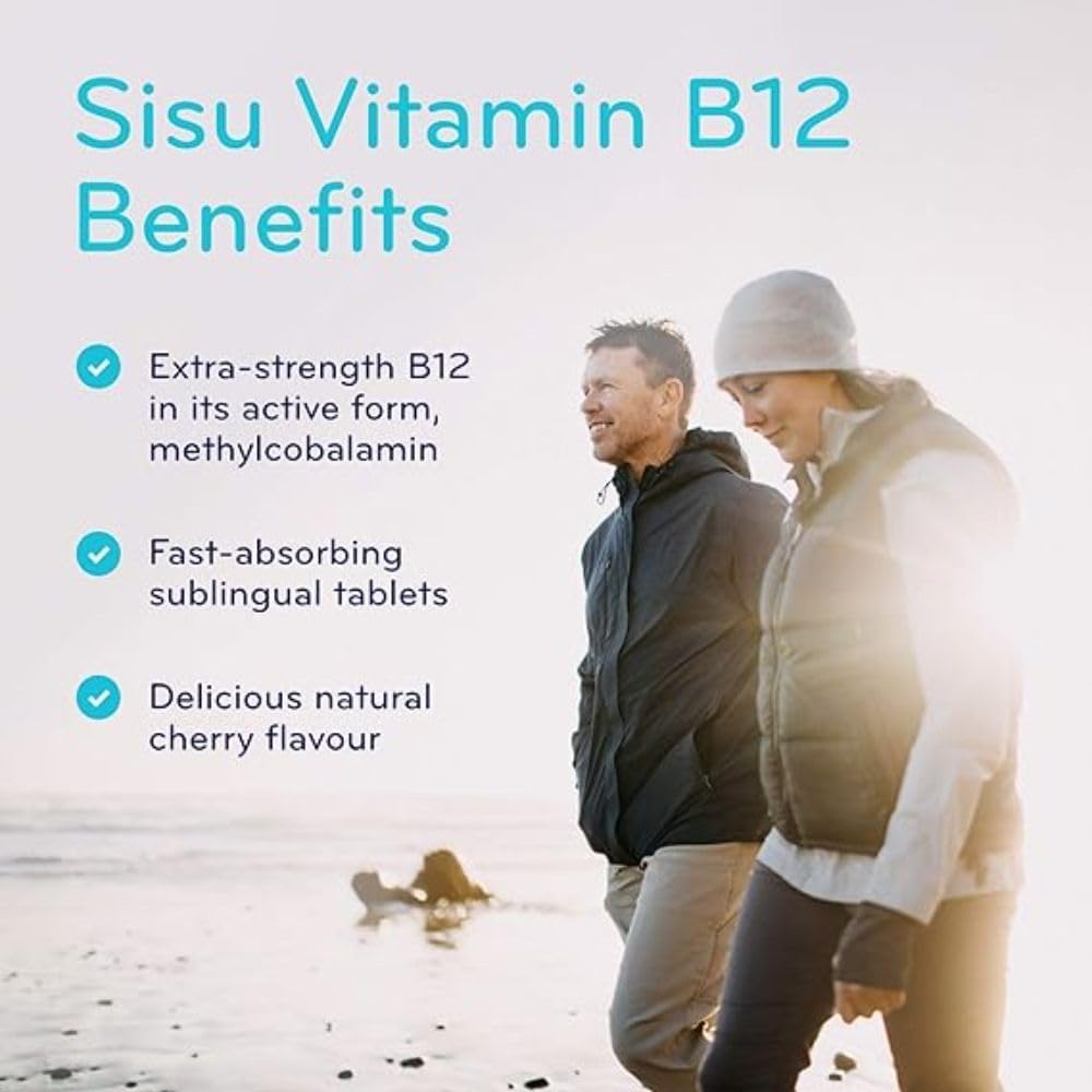 Sisu B12 5000 mcg Metilcobalamina, 60 Comprimidos