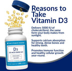 Vitamina D3 5000 IU - 200 Cápsulas Blandas