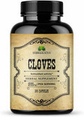 Cápsulas de Clavo - Suplemento Natural - Rico en Vitaminas, Minerales, Manganeso, Fibra - Puede Ayudar a la Digestión y Fortalecer los Huesos - 100 Cápsulas