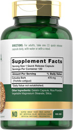 Carlyle Cáscara de Catuaba 470 mg, 120 Cápsulas