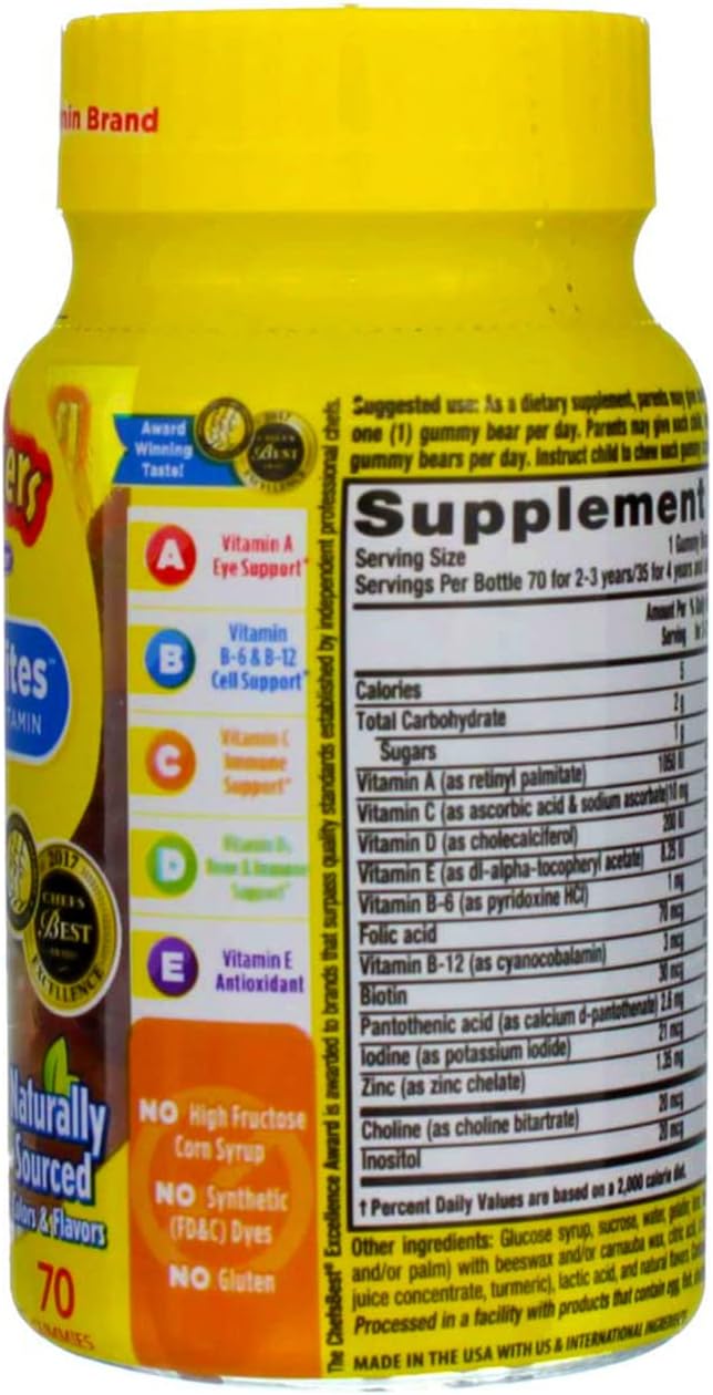 Lil Critters Gummy Vites - Multivitamin Gummies for Kids, 60 Count