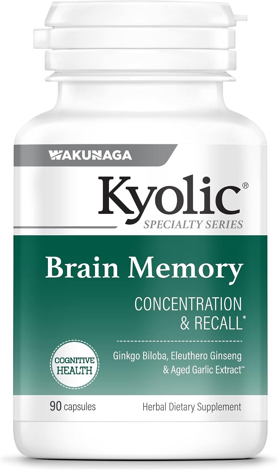 Kyolic Specialty Series Neuro-Logic, 120 Cápsulas (60 Dosis)