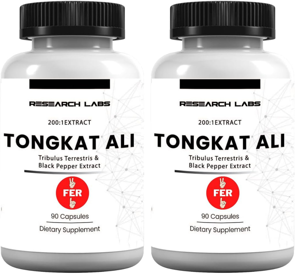 Research Labs Longjack Tongkat Ali 2 Pack Cápsulas Extracto Concentrado