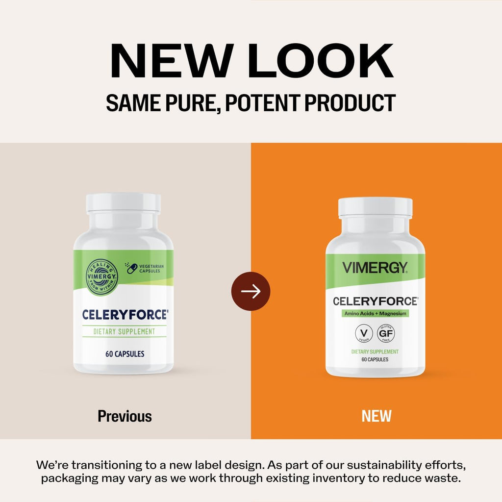 Vimergy Celeryforce – Nutrientes y Aminoácidos – 60 Cápsulas