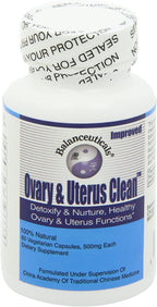 Balanceuticals Ovary & Uterus Clean, 500 mg Cápsulas, Suplemento Dietético, 60 cápsulas por envase (Paquete de 2)