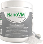 NanoVM Multivitamínico Infantil sin Alérgenos, 4-8 Años, Polvo sin Sabor, 275g