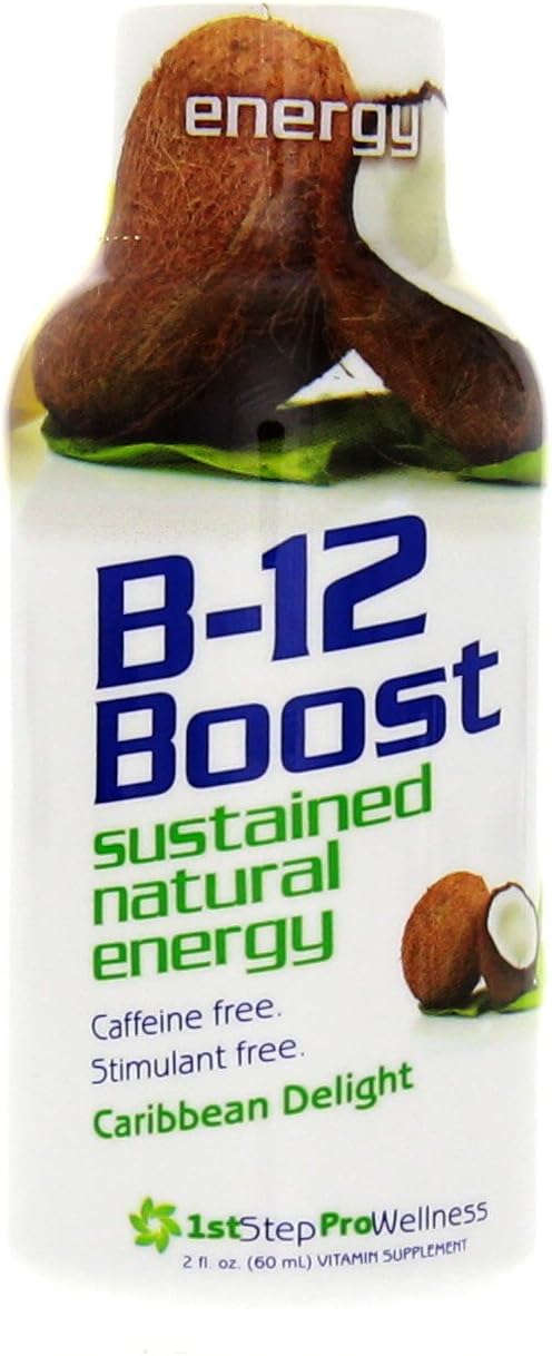1st Step High Performance Fitness B-12 Boost, 12 botellas de 60 ml