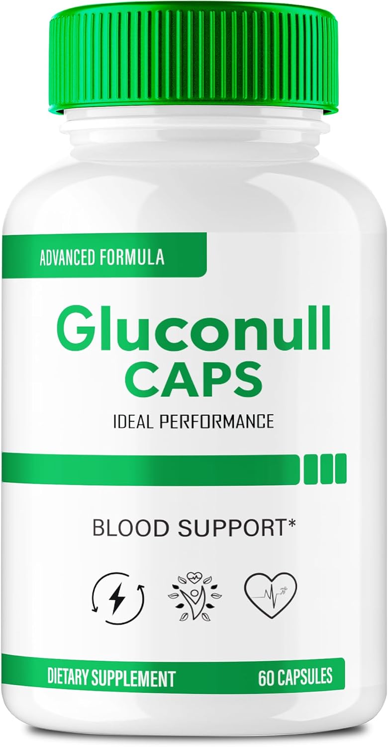 Gluconull Cápsulas, Suplemento para la Salud General - Máxima Potencia, Fórmula Natural (60 Cápsulas)