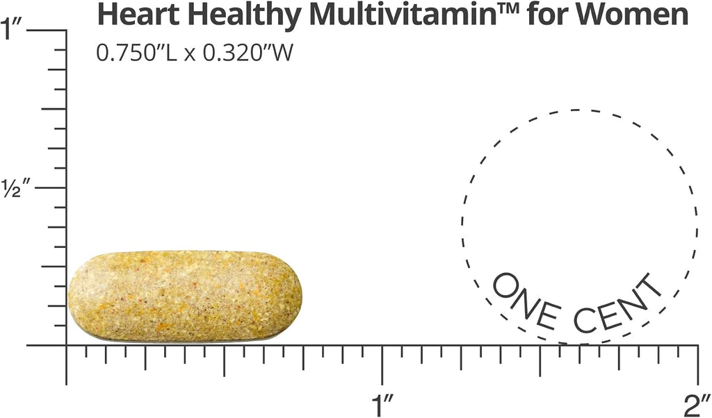 Dr. Sinatra Multivitamínico para Mujeres Salud Cardíaca con Vitamina D, A, B12, C, E, Biotina, Folato y Zinc - 90 Comprimidos