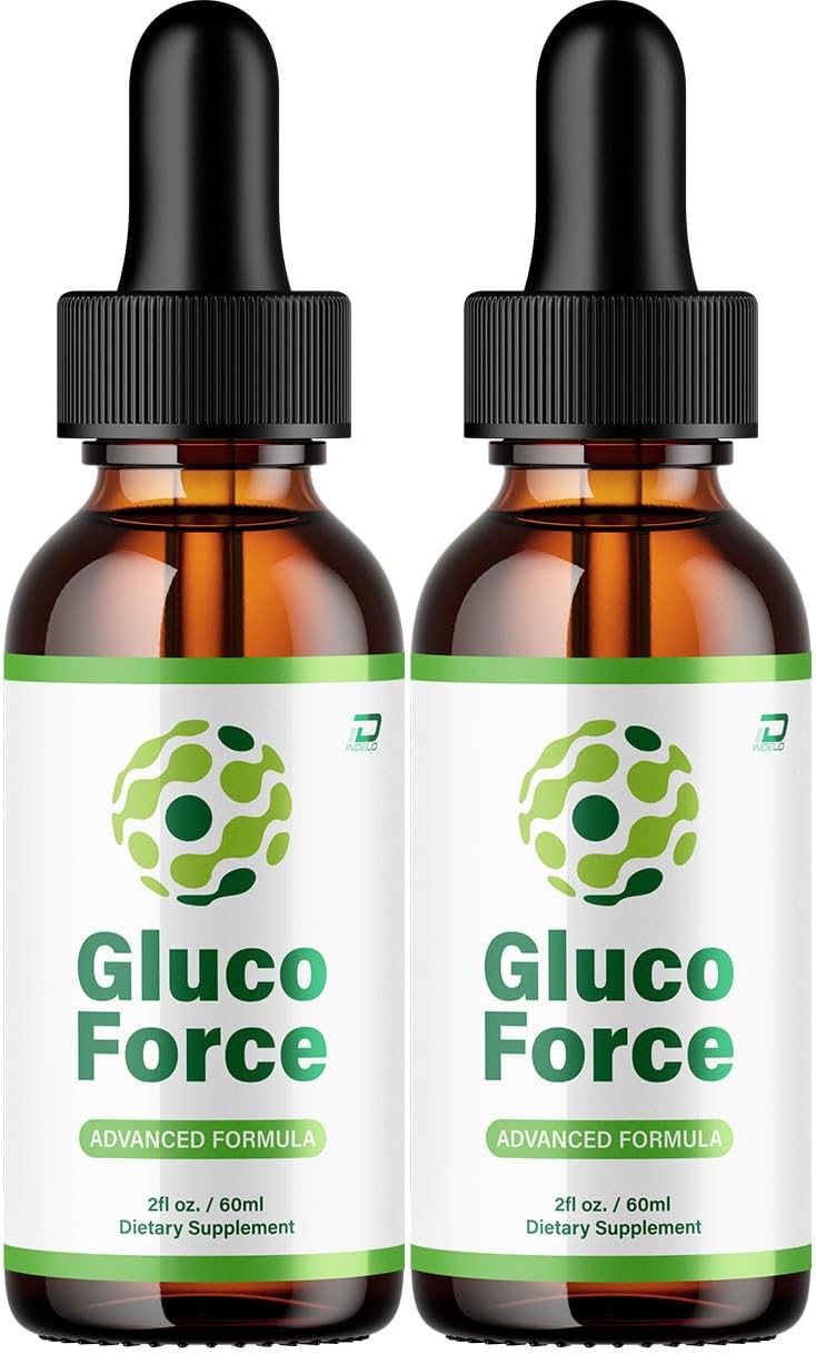 Gluco Force Healthy Formula – Suplemento Líquido Natural (2 Pack – 2 Meses)