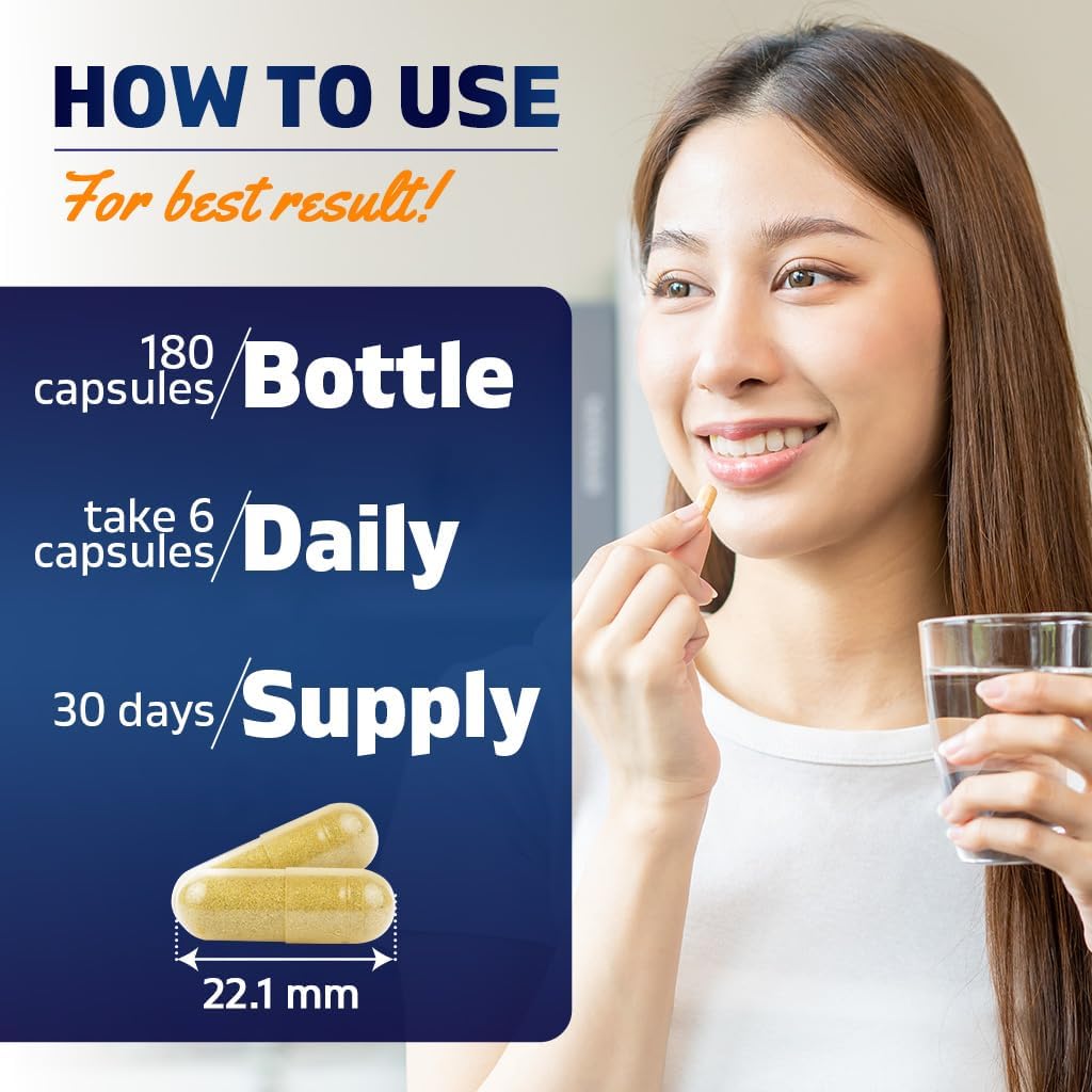 Vitamatic Calostro Bovino 30% IgG Suplemento - 1500 mg por dosis - 180 Cápsulas Vegetales