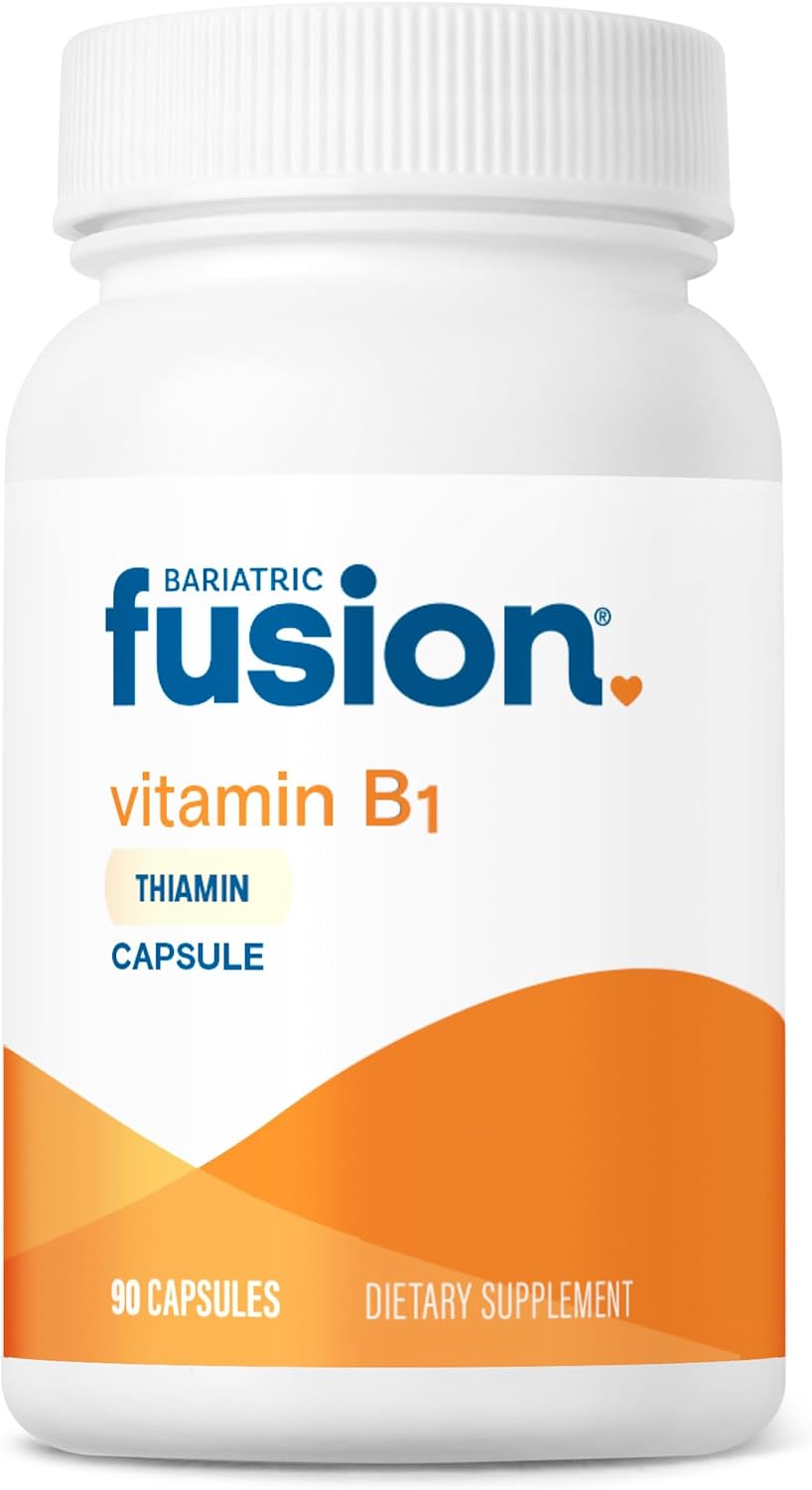 Bariatric Fusion Vitamina B1 (Tiamina) 100 mg - 90 Cápsulas para Pacientes de Cirugía Bariátrica