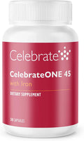 CelebrateONE 45 Multivitamínico Bariátrico con Hierro 45 mg, 30 Cápsulas