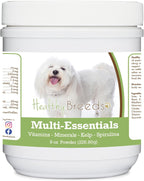 Healthy Breeds Coton de Tulear Multi-Essentials Polvo Multivitamínico para Perros - 227 g