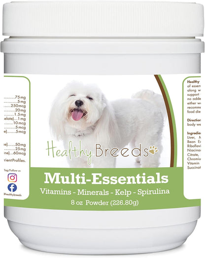 Healthy Breeds Coton de Tulear Multi-Essentials Polvo Multivitamínico para Perros - 227 g – Image 1