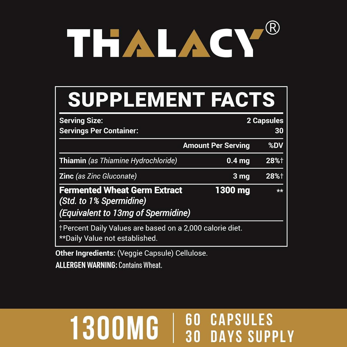 Thalacy Cápsulas de Espermidina 13mg - – Zinc: Mineral que contribuye a la protección celular frente al estrés – Image 2