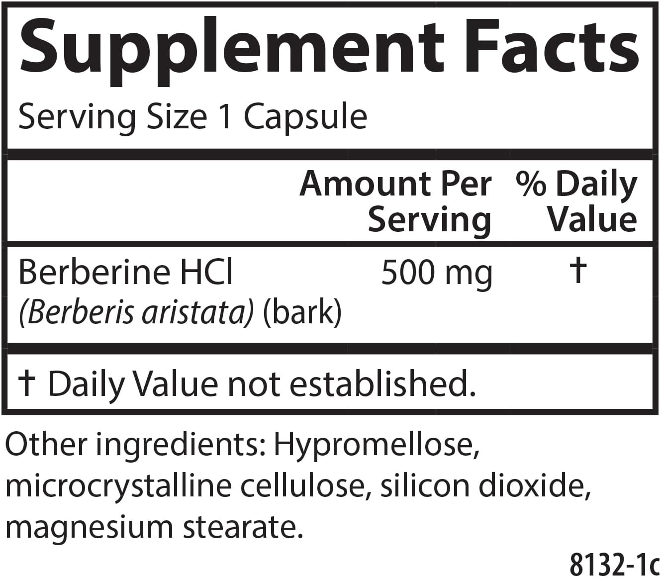 Carlson Berberina – 500 mg, Apoyo Metabólico, 180 Cápsulas Vegetales