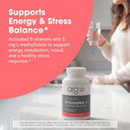 MethylPro B Complex + L-Methylfolate 5 mg - Bioavailable Methylated Vitamin Blend - Supports Energy and Stress - Vegetarian & Hypoallergenic - 30 Servings - 30 Capsules