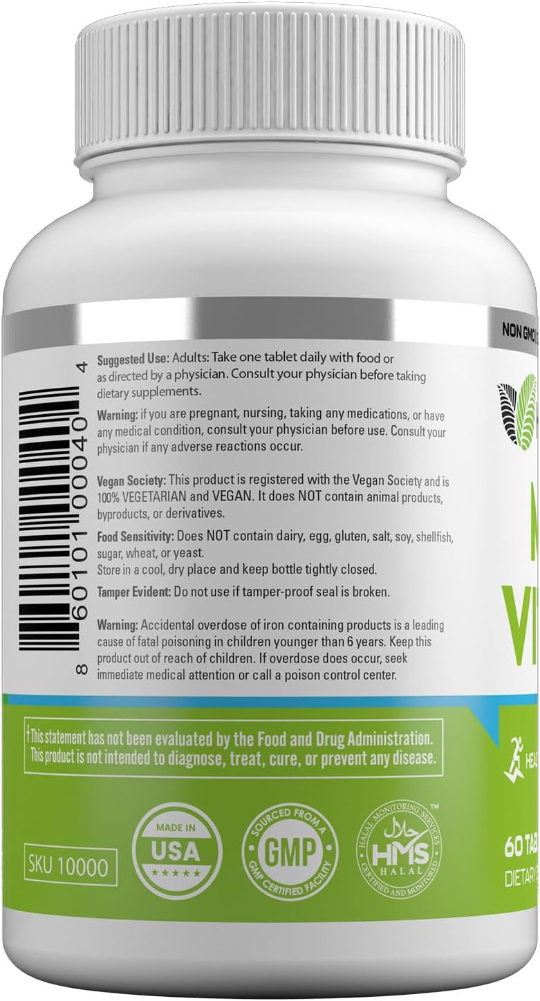 HAYAT Multivitamínico Natural Vegano - 60 Comprimidos