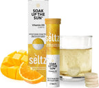 Seltz Vitamin D3 Drink Tablets - 5000 IU, Comprimidos Efervescentes, Sabor Mango Naranja, Sin Azúcar Añadido, 120 Comprimidos