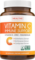 Healths Harmony Complejo Inmunitario con Vitamina C, Zinc y Equinácea - 60 Cápsulas