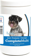 Healthy Breeds Multivitamínico Completo para Perros Standard Schnauzer - 120 Golosinas Masticables