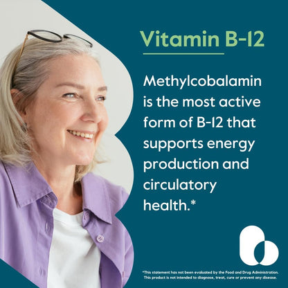 BESTVITE Vitamina B12 (Metilcobalamina) 1000 – Contribuye al funcionamiento normal del sistema inmunitario. Un – Image 2