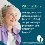 BESTVITE Vitamina B12 (Metilcobalamina) 2000mcg (240 Cápsulas Vegetarianas) - Sin Estearatos - Vegano - No OGM - Sin Gluten