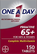 One a Day Proactive 65 Plus Multivitamin for Men and Women, 150 Count (Pack of 2)