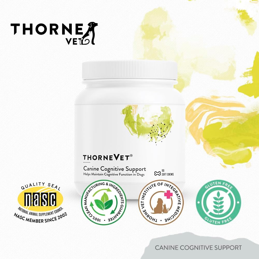 ThorneVet Apoyo Cognitivo Canino en Golosinas Blandas para Perros Mayores - 90 unidades