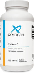 XYMOGEN NiaVasc - Niacina de Liberación Sostenida 500 mg - 120 Cápsulas