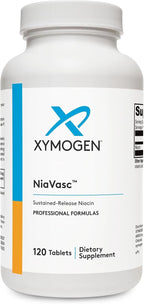 XYMOGEN NiaVasc - Niacina 500 mg de Liberación Sostenida - 360 Cápsulas