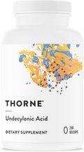 THORNE Ácido Undecilénico - 250 Cápsulas Blandas - Apoyo Digestivo y Vaginal