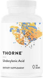 THORNE Ácido Undecilénico - 250 Cápsulas Blandas - Apoyo Digestivo y Vaginal