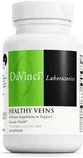 DAVINCI Labs Healthy Veins - Suplemento con Vitamina C, Diosmina y Bioflavonoides para la Salud Vascular - 60 Cápsulas Vegetales