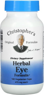 Christopher's Original Formulas Fórmula Herbal para los Ojos - Apoyo Natural para la Visión con Hierbas Integrales - Pack de 2