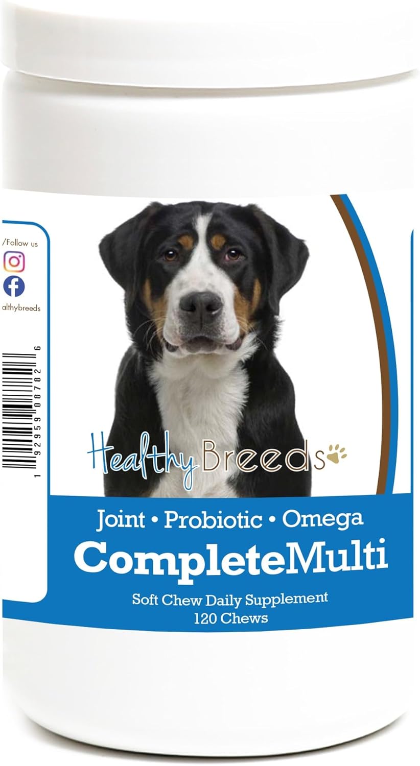 Healthy Breeds All in One Multivitamin Soft Chew para Perros (120 unidades)